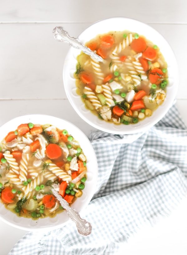 Speedy Homemade Chicken Noodle Soup