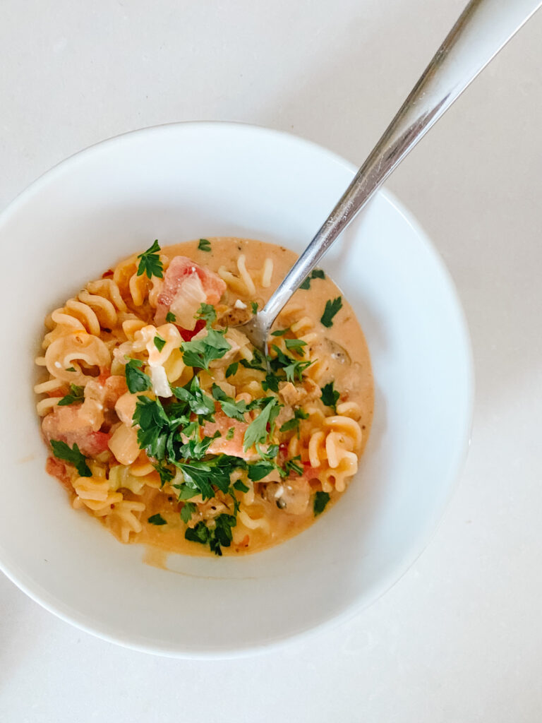 Creamy Parmesan Italian Sausage Soup